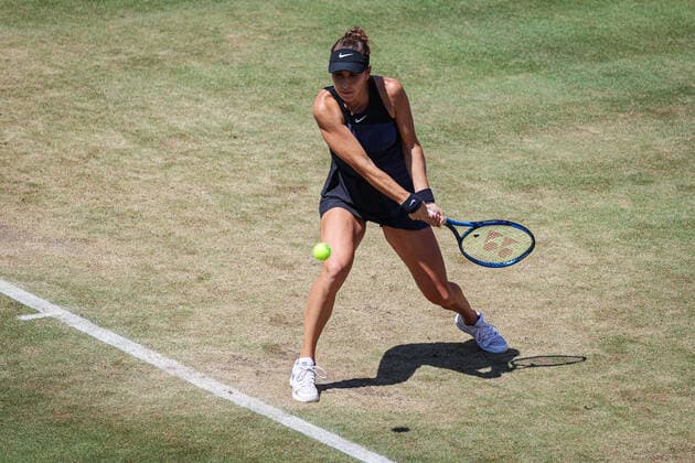 Im Bild: Belinda BENCIC (SUI) bett1open 2021, Berlin, LTTC Rot-Weiß - Steffi-Graf-Stadion, 18.06.2021,