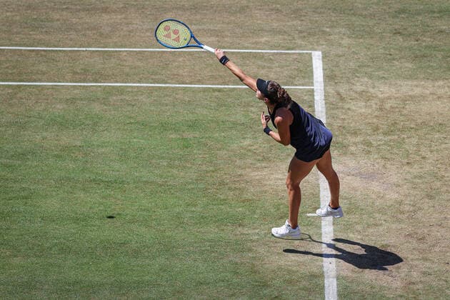 Im Bild: Belinda BENCIC (SUI) bett1open 2021, Berlin, LTTC Rot-Weiß - Steffi-Graf-Stadion, 18.06.2021,