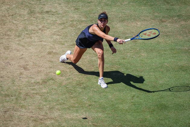 Im Bild: Belinda BENCIC (SUI) bett1open 2021, Berlin, LTTC Rot-Weiß - Steffi-Graf-Stadion, 18.06.2021,