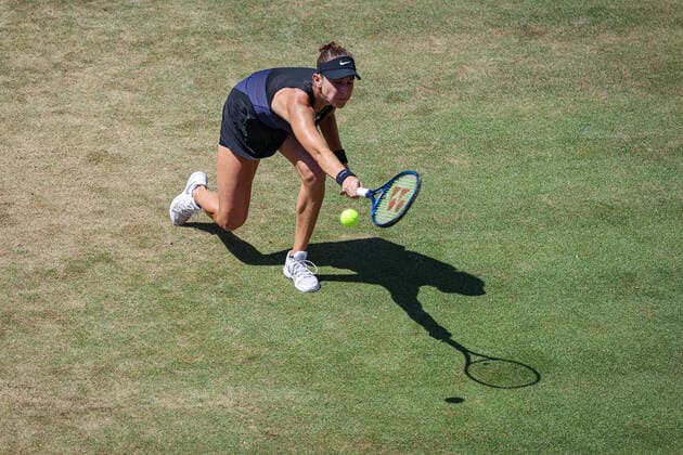 Im Bild: Belinda BENCIC (SUI) bett1open 2021, Berlin, LTTC Rot-Weiß - Steffi-Graf-Stadion, 18.06.2021,