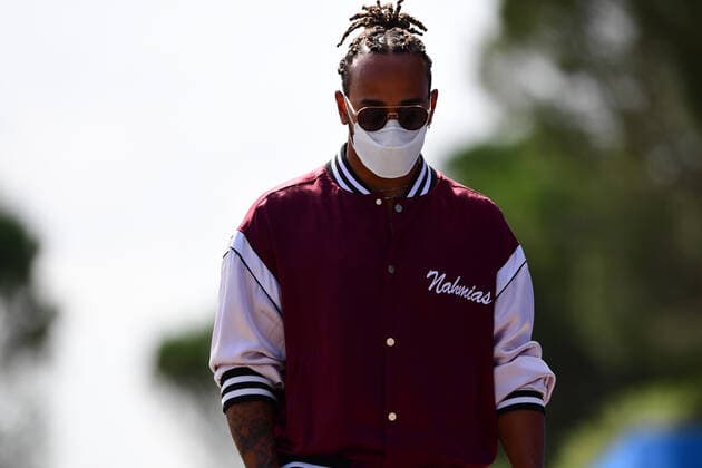 F1 Grand Prix of France - Practice Lewis Hamilton of Mercedes-AMG Petronas F1 Team arrived before free practice of French GP in Paul Ricard Circuit in Le Castelett, Provence-Alpes-CÃ te d Azur, France, 18 June 2021 Le Castelett Provence-Alpes-CÃ te d Azur France diodato-notitle210618_npdo7  Copyright: xAndreaxDiodatox