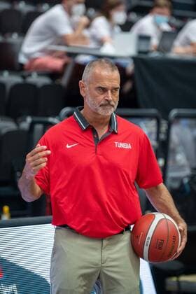 Basketball Hamburg 18.06.2021 Supercup Nationalmannschaft Italien (ITA) - Tunesien (TUN) Dirk Bauermann (Tunesien, Trainer)