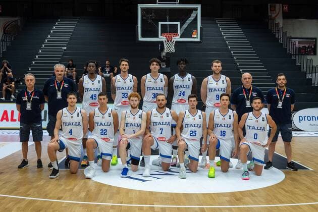Basketball Hamburg 18.06.2021 Supercup Nationalmannschaft Italien (ITA) - Tunesien (TUN) Team Italien