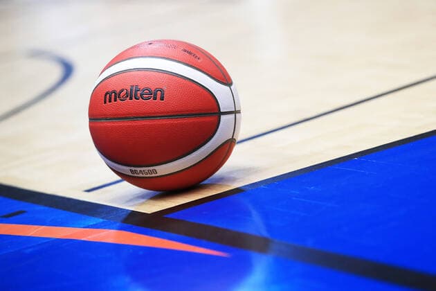 BASKETBALL - AUT vs POL, test match OBERWART,AUSTRIA,18.JUN.21 - BASKETBALL - OEBV international match, Länderspiel, Nationalmannschaft ladies, Austria vs Poland, test match. Image shows a feature with a ball.  GEPAxpictures xMarioxBuehner