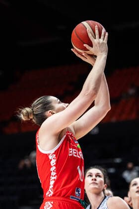 210617 Anastasiya Verameyenka of Belarus during the FIBA Women s Eurobasket match between Slovakia and Belarus on June 17, 2021 in Valencia. Photo: Maxim ThorÃ BILDBYRAN kod MT MT0188 basket basketball national team, Nationalteam fiba women s eurobasket basket-em slovakien belarus slovakia vitryssland dam bbeng Copyright: MAXIMxTHORE BB210617MT123