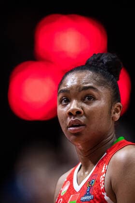 210618 Alexandria Bentley of Belarus during the FIBA Women s Eurobasket match between Slovakia and Belarus on June 18, 2021 in Valencia. Photo: Maxim ThorÃ BILDBYRAN kod MT MT0188 basket basketball national team, Nationalteam fiba women s eurobasket basket-em slovakien belarus slovakia vitryssland dam bbeng Copyright: MAXIMxTHORE BB210618MT016