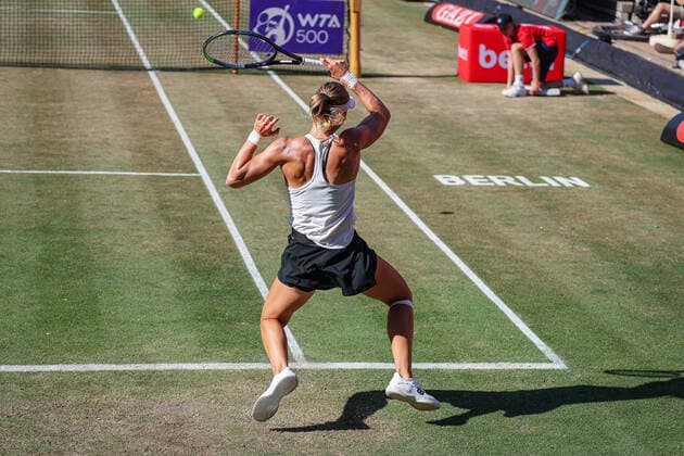Im Bild: Liudmila SAMSONOVA (RUS) bett1open 2021, Berlin, LTTC Rot-Weiß - Steffi-Graf-Stadion, 18.06.2021,
