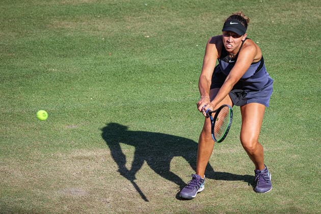 Im Bild: Madison KEYS (USA) bett1open 2021, Berlin, LTTC Rot-Weiß - Steffi-Graf-Stadion, 18.06.2021,