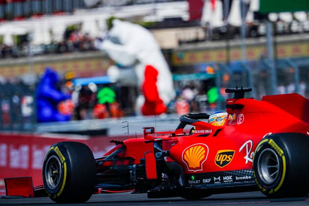 16 Charles Leclerc (MON, Scuderia Ferrari Mission Winnow), F1 Grand Prix of France at Circuit Paul Ricard on June 18, 2021 in Le Castellet, France. (Photo by HOCH ZWEI) Le Castellet France
