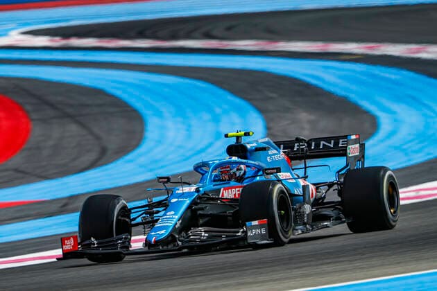 31 Esteban Ocon (FRA, Alpine F1 Team), F1 Grand Prix of France at Circuit Paul Ricard on June 18, 2021 in Le Castellet, France. (Photo by HOCH ZWEI) Le Castellet France