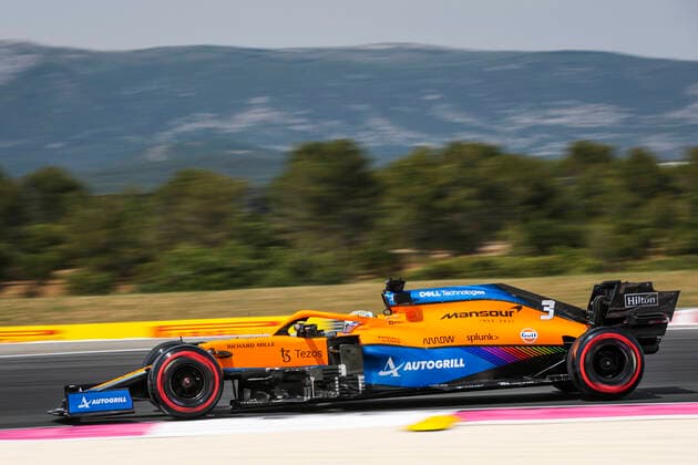 3 Daniel Ricciardo (AUS, McLaren F1 Team), F1 Grand Prix of France at Circuit Paul Ricard on June 18, 2021 in Le Castellet, France. (Photo by HOCH ZWEI) Le Castellet France