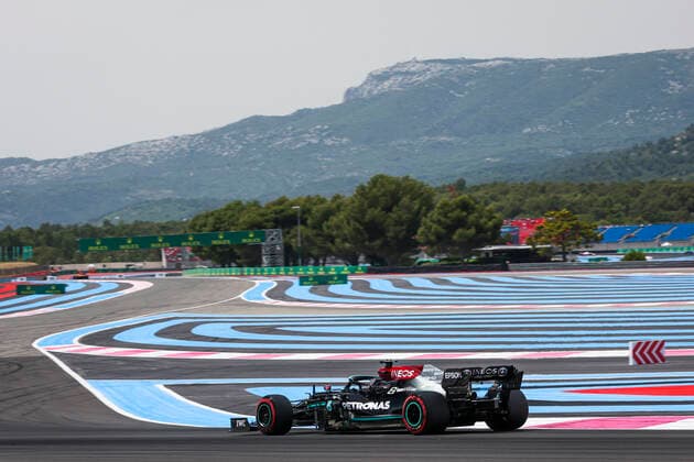44 Lewis Hamilton (GBR, Mercedes-AMG Petronas F1 Team), F1 Grand Prix of France at Circuit Paul Ricard on June 18, 2021 in Le Castellet, France. (Photo by HOCH ZWEI) Le Castellet France