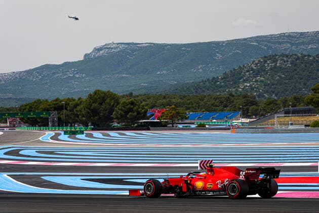 55 Carlos Sainz (ESP, Scuderia Ferrari Mission Winnow), F1 Grand Prix of France at Circuit Paul Ricard on June 18, 2021 in Le Castellet, France. (Photo by HOCH ZWEI) Le Castellet France