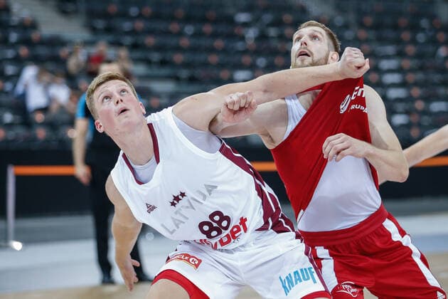 Gliwice, 18.06.2021 POLISH national team, Nationalteam BASKETBALL POLAND GAME Polska - Lotwa NZ Michal Sokolowski , FOT. WOJCIECH FIGURSKI 058sport.pl NEWSPIX.PL --- Newspix.pl  20210618_072__FIG8124