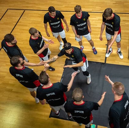 Basketball Hamburg 18.06.2021 Supercup Nationalmannschaft Deutschland (GER) - Tschechien (CZE) Joshiko Saibou (Deutschland, No.01) teamvorstellung