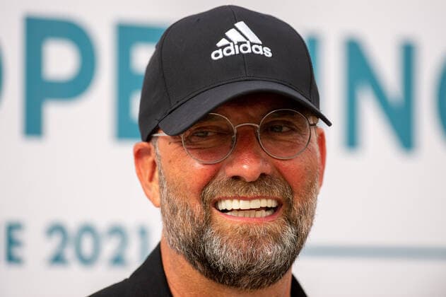20210618 Mallorca Championships 2021 - Opening Ceremony SANTA PONSA, SPAIN - JUNE 18 2021 : Juergen Klopp at - Mallorca Championships 2021 - Opening Ceremony on June 18, 2021 in Santa Ponsa, . Santa Ponsa Baleares Spain