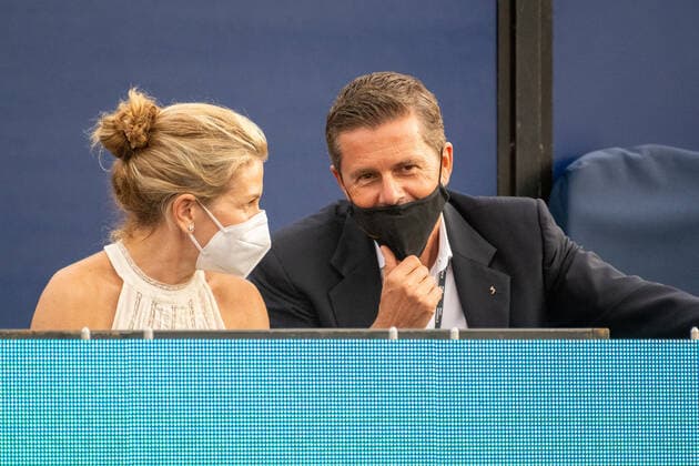 20210618 Mallorca Championships 2021 - Opening Ceremony SANTA PONSA, SPAIN - JUNE 18 2021 : Christian Baha at - Mallorca Championships 2021 - Opening Ceremony on June 18, 2021 in Santa Ponsa, . Santa Ponsa Baleares Spain