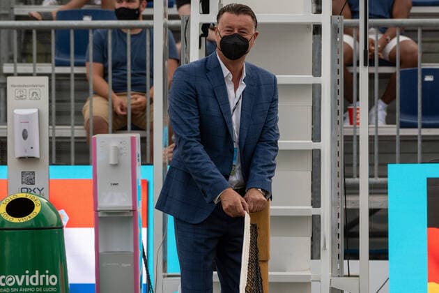 20210618 Mallorca Championships 2021 - Opening Ceremony SANTA PONSA, SPAIN - JUNE 18 2021 : Edwin Weindorfer at - Mallorca Championships 2021 - Opening Ceremony on June 18, 2021 in Santa Ponsa, . Santa Ponsa Baleares Spain