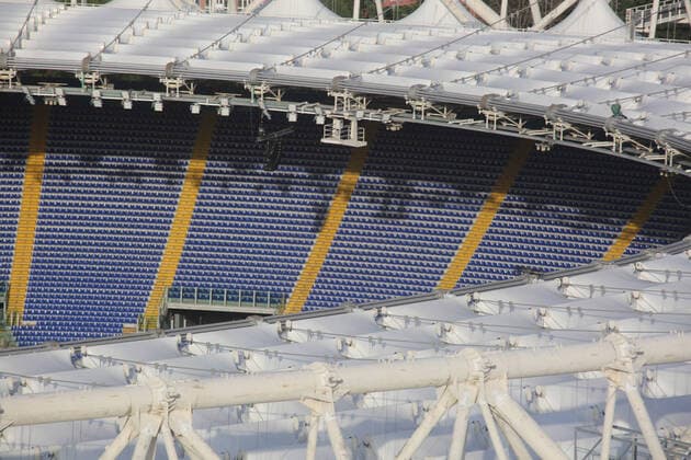 ROME, ITALY - 19.06.2021: Olympic Stadium is ready before the UEFA EURO, EM, Europameisterschaft,Fussball 2020 Championship Group A match between Italy vs Galles at Olympic Stadium on June, 19, 2021 in Rome, Italy.  Copyright: xMarcoxIacobuccix xIPAx xMarcoxIacobuccix 0