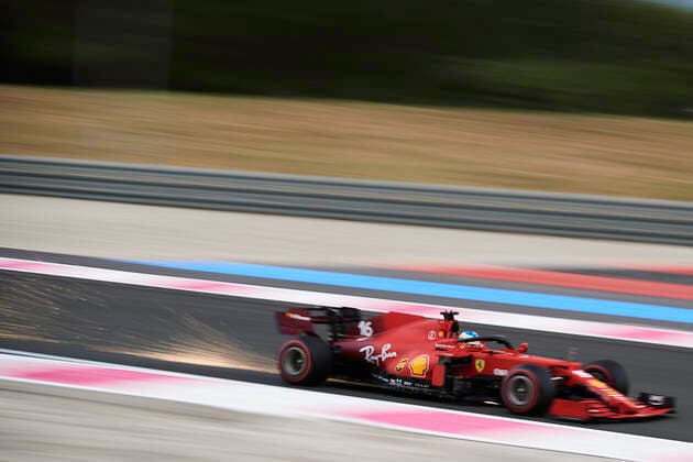 F1 Grand Prix of France - Qualifying Charles Leclerc of Monaco driving the (16) Scuderia Ferrari SF21 during qualifying ahead of the F1 Grand Prix of France at Circuit Paul Ricard on June 19, 2021 in Le Castellet, France. Le Castellet France breton-f1grandp210619_npX7X  Copyright: xJosexBretonx