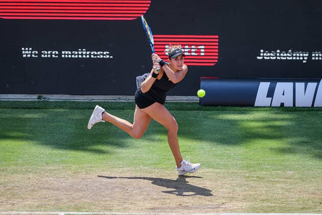 Im Bild: Belinda BENCIC (SUI) bett1open 2021, Berlin, LTTC Rot-Weiß - Steffi-Graf-Stadion, 19.06.2021,
