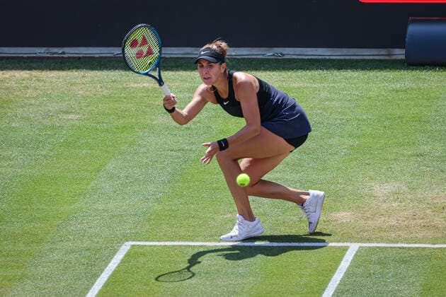 Im Bild: Belinda BENCIC (SUI) bett1open 2021, Berlin, LTTC Rot-Weiß - Steffi-Graf-Stadion, 19.06.2021,