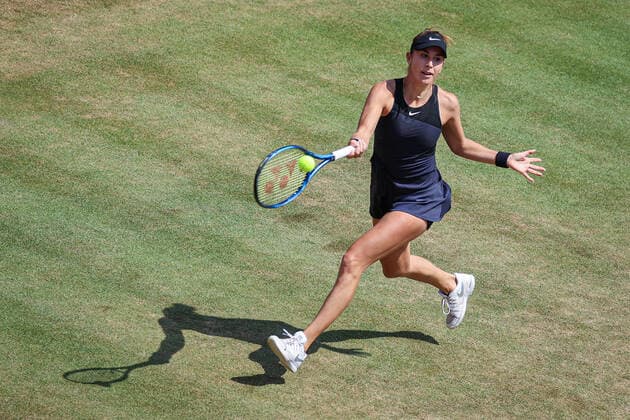 Im Bild: Belinda BENCIC (SUI) bett1open 2021, Berlin, LTTC Rot-Weiß - Steffi-Graf-Stadion, 19.06.2021,