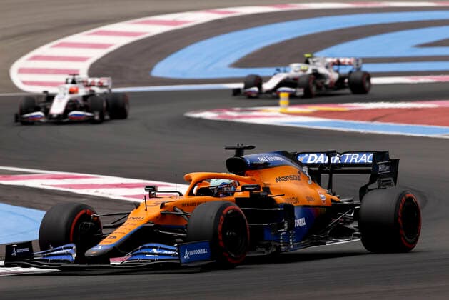 3 Daniel Ricciardo (AUS, McLaren F1 Team), F1 Grand Prix of France at Circuit Paul Ricard on June 19, 2021 in Le Castellet, France. (Photo by HOCH ZWEI) Le Castellet France