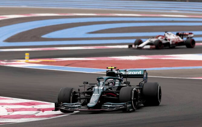 5 Sebastian Vettel (GER, Aston Martin Cognizant F1 Team), F1 Grand Prix of France at Circuit Paul Ricard on June 19, 2021 in Le Castellet, France. (Photo by HOCH ZWEI) Le Castellet France