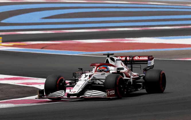 7 Kimi Raikkonen (FIN, Alfa Romeo Racing ORLEN), F1 Grand Prix of France at Circuit Paul Ricard on June 19, 2021 in Le Castellet, France. (Photo by HOCH ZWEI) Le Castellet France
