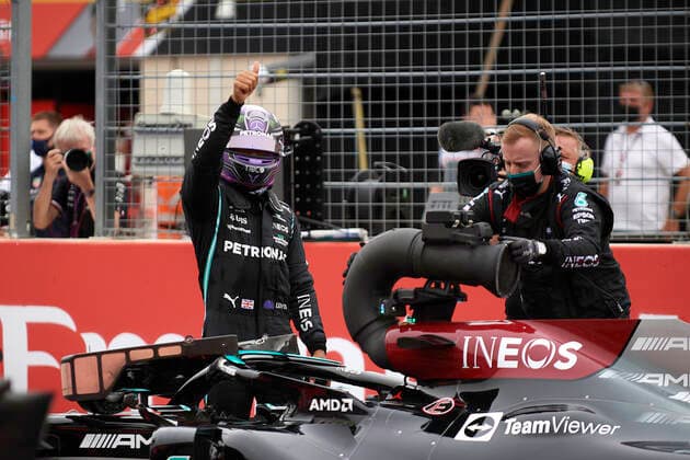 F1 Grand Prix of France - Qualifying Lewis Hamilton of Great Britain and Mercedes AMG Petronas F1 Team Mercedes W12 during qualifying ahead of the F1 Grand Prix of France at Circuit Paul Ricard on June 19, 2021 in Le Castellet, France. Le Castellet France breton-f1grandp210619_npL9D  Copyright: xJosexBretonx