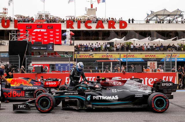 77 Valtteri Bottas (FIN, Mercedes-AMG Petronas F1 Team), F1 Grand Prix of France at Circuit Paul Ricard on June 19, 2021 in Le Castellet, France. (Photo by HOCH ZWEI) Le Castellet France
