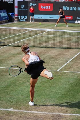 Im Bild: Liudmila SAMSONOVA (RUS) bett1open 2021, Berlin, LTTC Rot-Weiß - Steffi-Graf-Stadion, 19.06.2021,