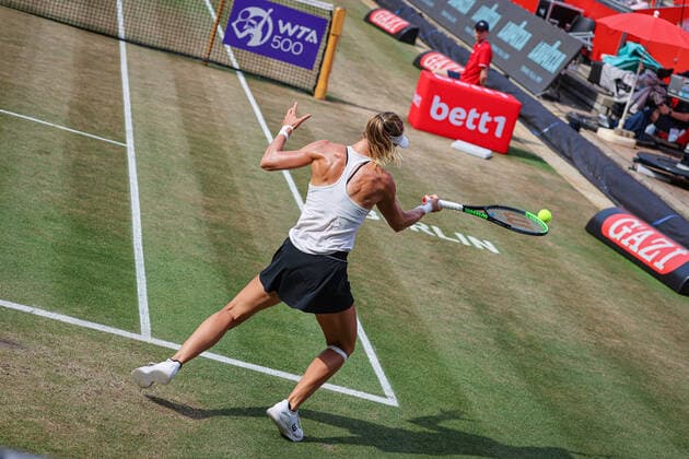 Im Bild: Liudmila SAMSONOVA (RUS) bett1open 2021, Berlin, LTTC Rot-Weiß - Steffi-Graf-Stadion, 19.06.2021,