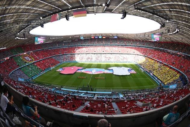 Fussball, Herren, Saison 2020 21, Euro 2020, Gruppe F (2. Spieltag) in München, Portugal - Deutschland, Übersicht vor dem Spiel, 19.06. 2021, Copyright: xMatthiasxKochx