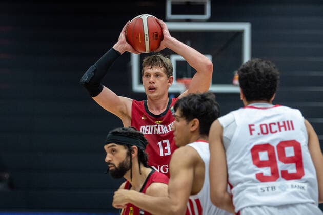 Basketball Hamburg 19.06.2021 Supercup Nationalmannschaft Deutschland (GER) - Tunesien (TUN) Moritz Wagner (Deutschland, No.13)