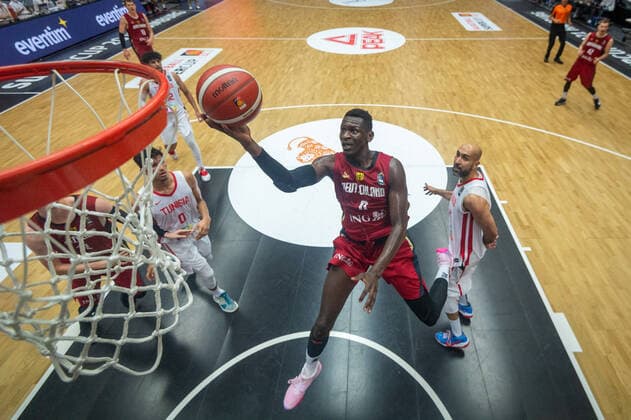 Basketball Hamburg 19.06.2021 Supercup Nationalmannschaft Deutschland (GER) - Tunesien (TUN) Isaac Bonga (Deutschland, No.00)