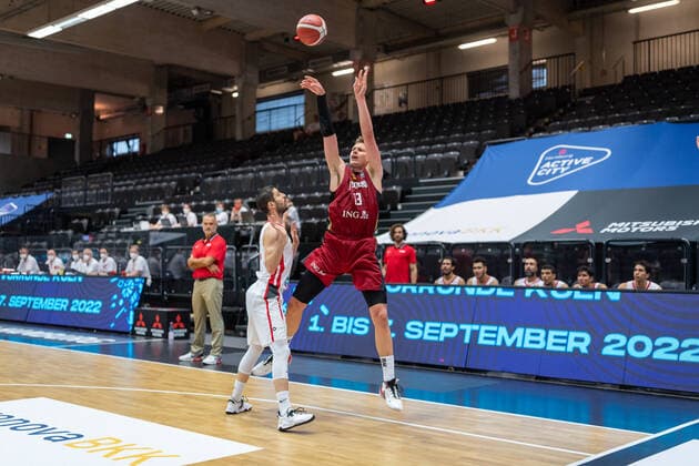 Basketball Hamburg 19.06.2021 Supercup Nationalmannschaft Deutschland (GER) - Tunesien (TUN) Moritz Wagner (Deutschland, No.13)