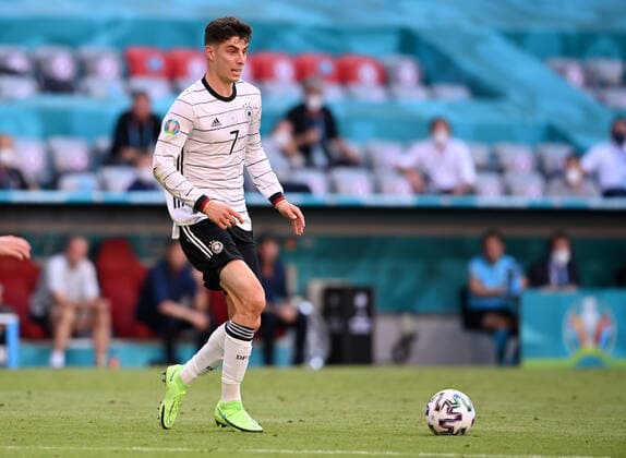 FUSSBALL Euro 2021 GRUPPE C Spiel 24 in Muenchen Portugal - Deutschland 19.06.2021 Kai Havertz (Deutschland)