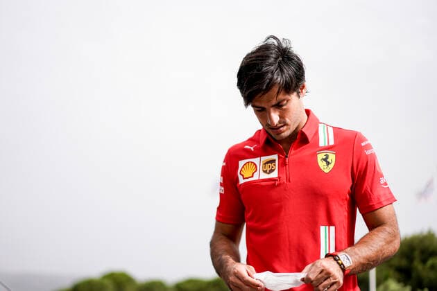 June 20, 2021, Le Castellet, France: CARLOS SAINZ Jr of Spain and Scuderia Ferrari is seen arriving at the track ahead of the 2021 FIA Formula 1 French Grand Prix at Circuit Paul Ricard in Le Castellet, France. Le Castellet France - ZUMAg147 20210620_zap_g147_012 Copyright: xJamesxGasperottix