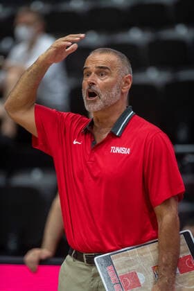 Basketball Hamburg 19.06.2021 Supercup Nationalmannschaft Deutschland (GER) - Tunesien (TUN) Dirk Bauermann (Tunesien, Trainer)