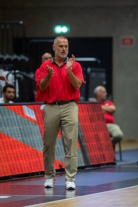 Basketball Hamburg 19.06.2021 Supercup Nationalmannschaft Deutschland (GER) - Tunesien (TUN) Dirk Bauermann (Tunesien, Trainer)