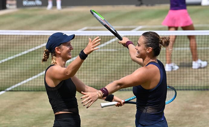 2021WTA bett1 Open Berlin Womans Double Final Winner: Azarenka Sabalenka , Belarus