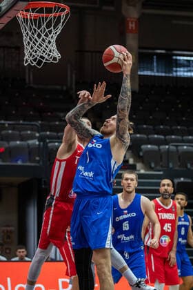 Basketball Hamburg 20.06.2021 Supercup Nationalmannschaft Tunesien (TUN) - Tschechien (CZE) Patrick Auda (Tschechien, No.01)