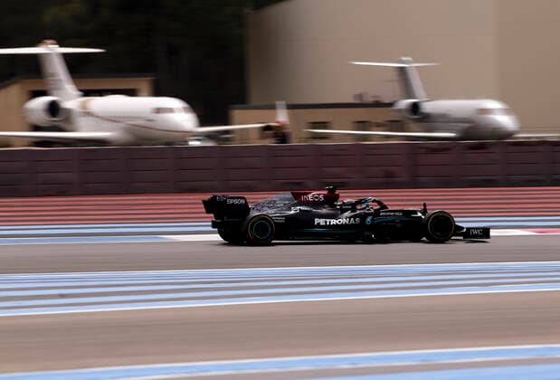 44 Lewis Hamilton (GBR, Mercedes-AMG Petronas F1 Team), F1 Grand Prix of France at Circuit Paul Ricard on June 20, 2021 in Le Castellet, France. (Photo by HOCH ZWEI) Le Castellet France