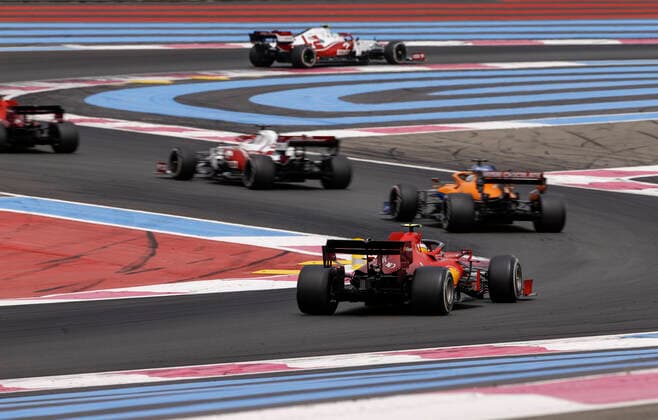 55 Carlos Sainz (ESP, Scuderia Ferrari Mission Winnow), F1 Grand Prix of France at Circuit Paul Ricard on June 20, 2021 in Le Castellet, France. (Photo by HOCH ZWEI) Le Castellet France