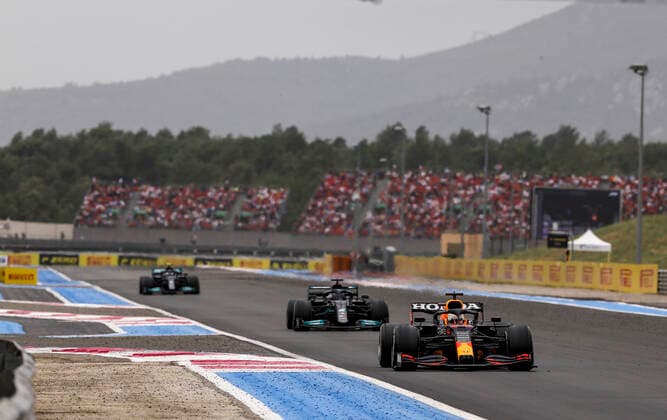 33 Max Verstappen (NED, Red Bull Racing), F1 Grand Prix of France at Circuit Paul Ricard on June 20, 2021 in Le Castellet, France. (Photo by HOCH ZWEI) Le Castellet France