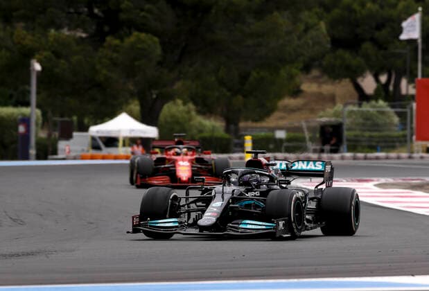 44 Lewis Hamilton (GBR, Mercedes-AMG Petronas F1 Team), F1 Grand Prix of France at Circuit Paul Ricard on June 20, 2021 in Le Castellet, France. (Photo by HOCH ZWEI) Le Castellet France