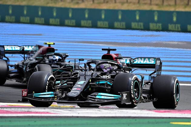 44 Lewis Hamilton (GBR, Mercedes-AMG Petronas F1 Team), F1 Grand Prix of France at Circuit Paul Ricard on June 20, 2021 in Le Castellet, France. (Photo by HOCH ZWEI) Le Castellet France