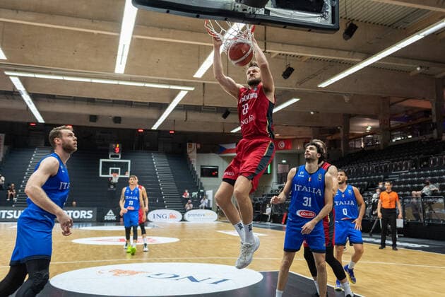 Basketball Hamburg 20.06.2021 Supercup Nationalmannschaft Deutschland (GER) - Italien (ITA) Danilo Barthel (Deutschland, No.22)
